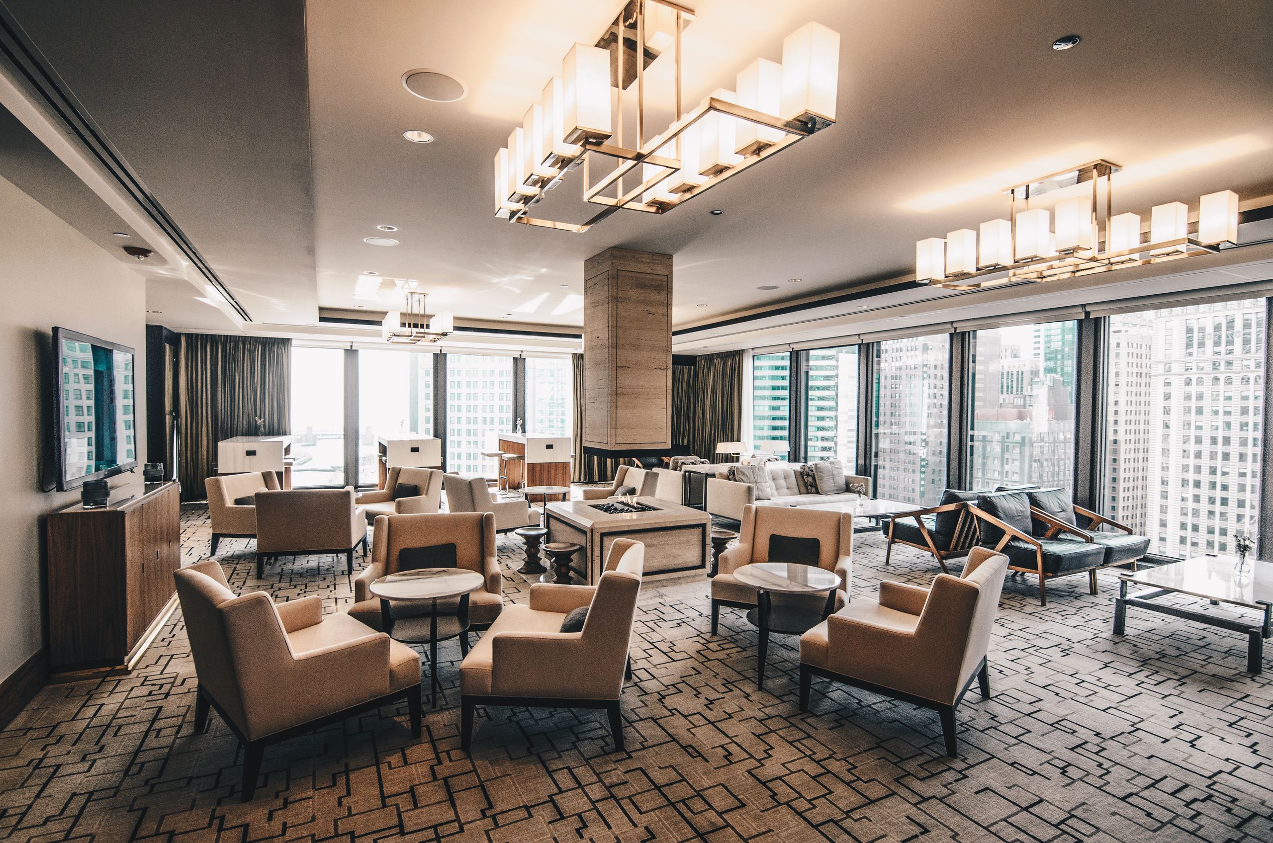 business meeting luxury hotel